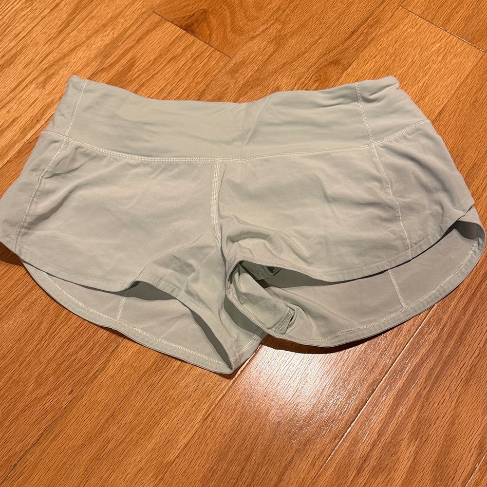 lululemon athletica Light Gray Athletic Shorts